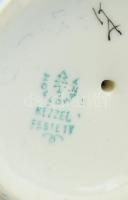 Hollóházi porcelán hal, kézzel festett, jelzett (KA szignóval), minimális kopással, m: 10 cm