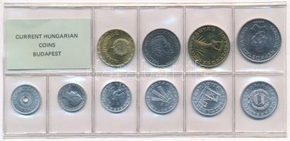 1988. 2f-20Ft (10xklf) érmés forgalmi sor fóliatokban T:1 Adamo FO21