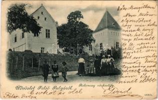 1900 Felsőpulya, Oberpullendorf; Rohonczy várkastély / Schloss / castle (EK)