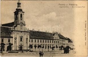 Pozsony, Pressburg, Bratislava; Irgalmasok tere / Barmherzigen Platz / square