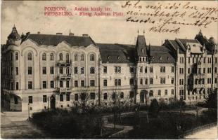 Pozsony, Pressburg, Bratislava; András király tér / square