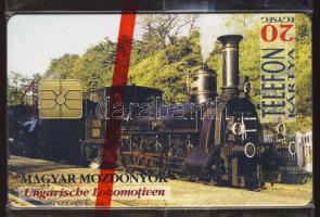 Magyar mozdonyok limitált kiadású bontatlan telefonkártya, csak 4000 db