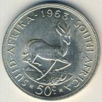 Dél-Afrika 1963. 50c Ag "Gazella" T:2