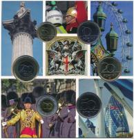 2012. 5Ft-200Ft (6xklf) forgalmi sor szettben, benne 2012. 3000Ft Ag "XXX. Nyári Olimpiai Játék...