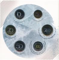 2018. 5Ft-200Ft (6xklf) "Pengék a jégen" forgalmi sor szettben + 50Ft "Jégkorong vilá...