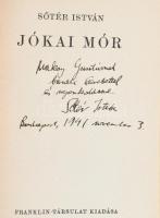 Sőtér István 7 műve: 

Jókai Mór. Magyar Írók. Bp.,[1941],Franklin. Kiadói papírkötésben, sérült k...