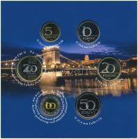 2009. 5Ft-200Ft (6xklf) "Lánchíd" forgalmi sor szettben T:PP Adamo FO43.1