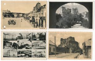 Léva, Levice; 7 db régi képeslap / 7 pre-1945 postcards