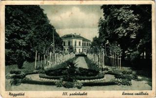 1940 Nagyatád, III. parkrészlet, Korona szálloda (Rb)