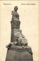 1910 Nagykőrös, Arany János szobor (fl)