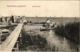 1915 Balatonlelle-gyógyfürdő, Jachtverseny. Wollák József kiadása