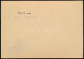 cca 1900 Kleylemajor, Kleylehof, Burgenland, keményhátú fotó, hátoldalon feliratozva, 11×16 cm