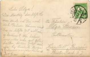 1909 Brassó, Kronstadt, Brasov; korcsolyázó hölgy a korcsolya pályán télen / lady ice skating in win...