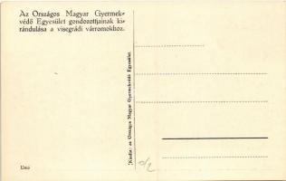 Az Országos Magyar Gyermekvédő Egyesület gondozottjainak kirándulása a visegrádi várromokhoz