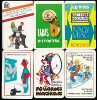 cca 1970-1980 18 db reklámos kártyanaptár