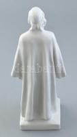 Herendi Jézus, fehér mázas, jelzett, hibátlan, m:30 cm