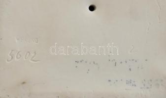 Herendi Jézus, fehér mázas, jelzett, hibátlan, m:30 cm