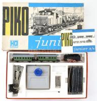 1970 körül, Vasút modell, DDR Piko Junior Starter Set. Teljes készlet eredeti dobozban.