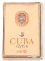 cca 1941 Cuba szivar 5 darab, teli doboz