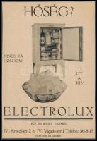 cca 1930-1940 Hőség? Eletrolux hűt és jeget termel, kartonra kasírozva, 28x19 cm
