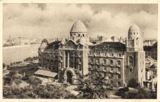 cca 1940 4 db képeslap a Szent Gellért gyógyfürdőről