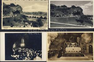 cca 1940 4 db képeslap a gellérthegyi sziklakápolnáról
