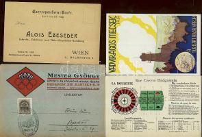 11 db reklám / 11 advertising cards