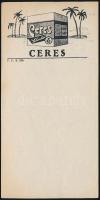 Schicht Ceres számolócédula