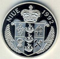 Niue 1992. 5$ Ag "Veszélyeztetett állatvilág-Jaguár" T:PP