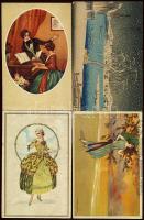 13 olasz motívum / művészlap + 4 japán motívum / 13 Italian + 4 Japanese thematic cards