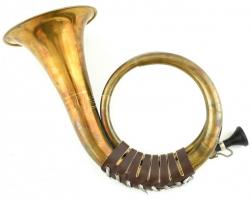 Vadászkürt, réz 31 cm