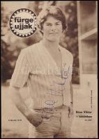 Pécsi Ildikó, Kovács Zsuzs, Róna Viktor aláírásai a fűrge újak címlapjain