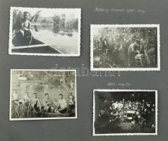 1942 II. világháborús fotóalbum 94 képpel a magyar csapatok lengyel-ukrán-orosz területeken (Grodek,...