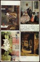 29 interiőrök régi képeslapon / 29 interieurs on old cards