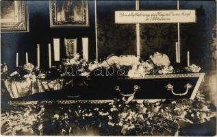 1916 Die Aufbahrung des Kaisers Franz Josef in Schönbrunn (Wien, Vienna) / Catafalque of Franz Joseph I of Austria / Ferenc József ravatala