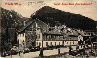1913 Präbichl (Steiermark), Ludwig Krempl Hotel Zum Reichenstein / mountain pass, hotel (Rb)