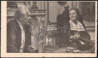 Sinkovics Imre, Gombos Katalin, Páger Antal, Sulyok Mária autográf aláírása újságkivágáson