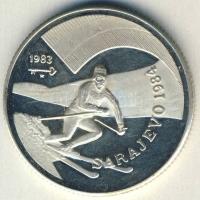 Kuba 1983. 5P Ag "Olimpia-síelés" T:exPP Csak 5000db!