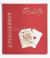 Rodolfo bűvészkönyv minikönyv csak 400 pld, sorszámozott