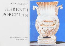 Dr. Sikota Győző: A Herendi porcelán Herendi porcelán minikönyv, Műszaki Kiadó, Bp. 1987., kiadói pl...
