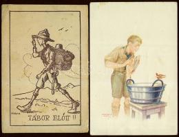 7 db cserkész / 7 scout cards