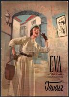 cca 1960 Éva, a Nők Lapja divatmagazinja. Bp., Hírlapkiadó Vállalat, 36 p., gazdag képanyaggal illusztrálva
