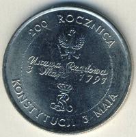 Lengyelország 1991. 10.000Zl "200 éves az Alkotmány" T:2