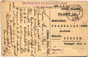 1918 Odessa, Odesa; L'étang dans le Liman Andreyevski / pond, rowing boats + "Vertretung d...