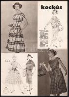 cca 1958 Nyári divatmagazin. Bp., Hírlapkiadó Vállalat, 36 p., gazdag képanyaggal illusztrálva