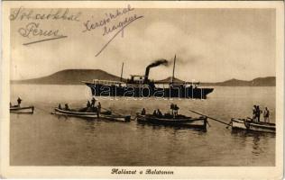 1926 Balaton, Halászat a Balatonon, Kelén gőzhajó