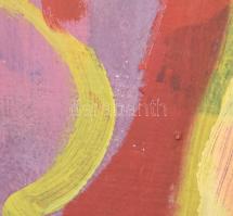 Csepeli Németh Miklós (1934-2012): Pár, 1987. Olaj, karton, jelezve jobbra középen. Sarkaiban kissé ...