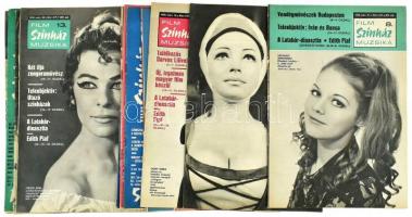 1963-1970 A Film, Színház, Muzsika folyóirat 12 db száma