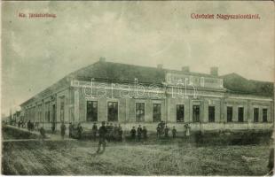 1906 Nagyszalonta, Salonta; M. kir. Járásbíróság. Székely I. Jenő kiadása / court (EK)