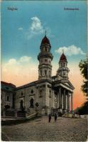 Ungvár, Uzshorod, Uzhhorod, Uzhorod; Székesegyház. Vasúti levelezőlapárusítás No. V. 1915. / cathedral (Rb)